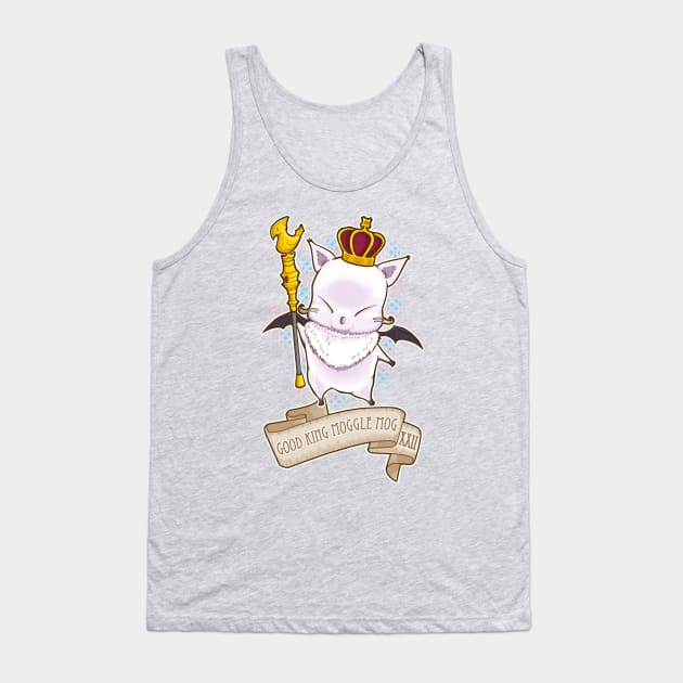 Good King Moggle Mog XXII Tank Top by AlexRoivas